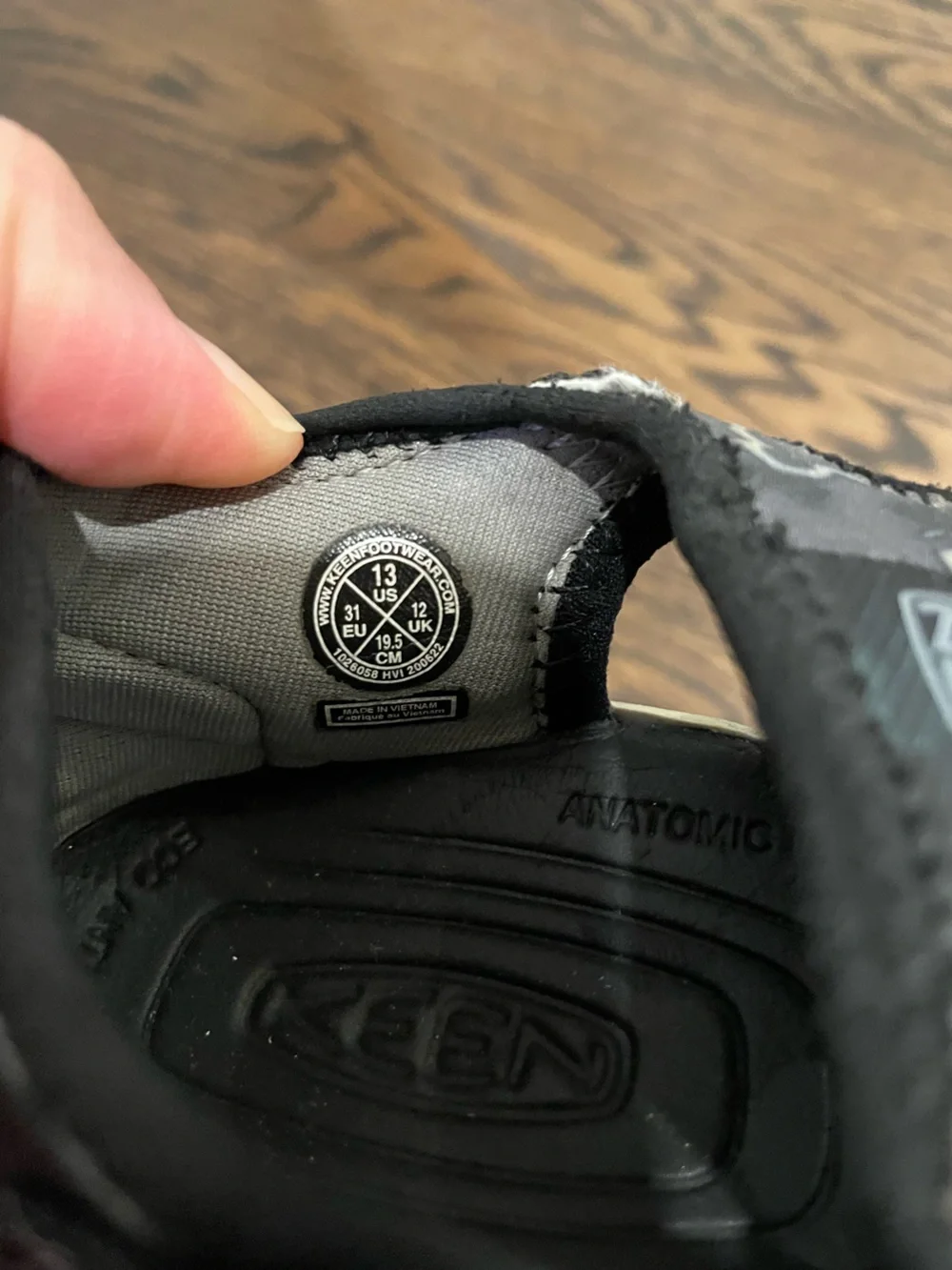 Keen Kids Black & Gray Camo Closed-Toe Water Sandals
